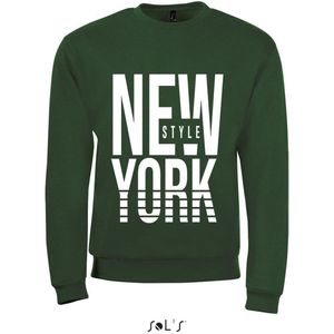 Sweatshirt Ronde Hals 359-97 New York - S, Groen