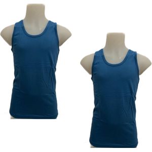 Embrator Jongens Hemdjes 2-stuks blauw maat 128/134