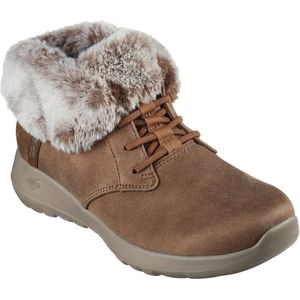 Skechers - Art 144803 CSNT - Instappers - Taupe - Gevoerd - Slip-in Systeem