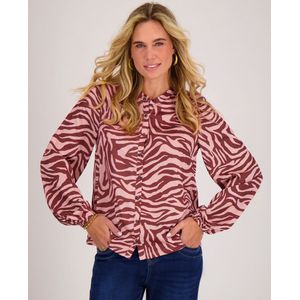 Je m'appelle Dames Blouse - Rood - Maat S