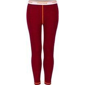 Solid thermo legging merino wol - chili