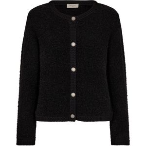 Freequent - Gebreid Vest - Zwart - Dames