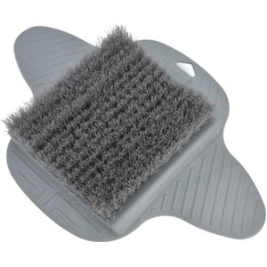 Voetmassage - Scrubborstel Douche - Grijs - Antislip Douchemat met Zuignappen