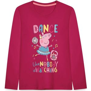 Peppa Pig Dancing Queen Premium T-Shirt Kinderen Met Lange Mouwen