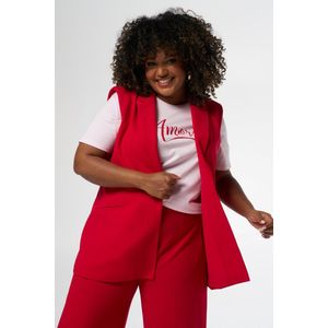 MS Mode Gilet Gilet met ceintuur