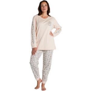 Katoenen interlock pyjama met lange mouwen