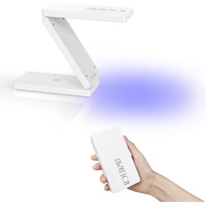 18W UV LED Nageldroger Snel Uithardende LED Geschikt voor Alle Gellakken Dubbele Timerinstellingen Type-C Aansluiting Ideaal voor Professionele en Thuisgebruik - Mini Nagellamp - Wit