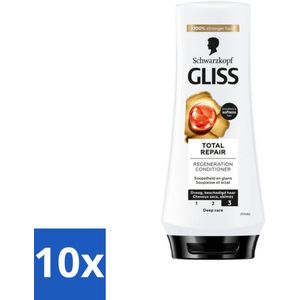 Gliss - Hair Repair - Conditioner voor Totaal Herstel - 200 ml - Bulkverpakking - 10 stuks
