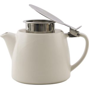 Point-Virgule - Theepot met thee infuser - Mat - Gebroken wit - 500ml