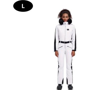 Bovista Ski Suit - Skipak - SkiBroek - Wintersport - Skijas - Dames - 2-Delig - Wit - Maat XXS