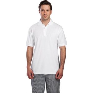 Unisex poloshirt wit S