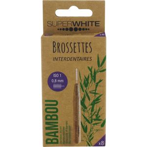 Superwhite 8 Interdentale Ragers (Maat : Iso 1 0,8 mm)