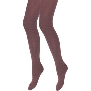 Panty - 60 denier - Bordeaux melange - Maat L/XL