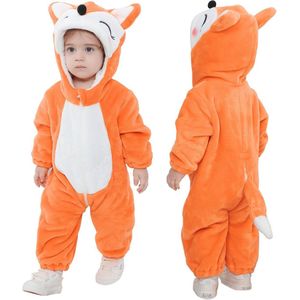 Schattig baby rompertje Dier Hooded Jumpsuit voor Halloween en Thuis