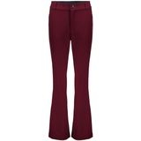 Geisha - Broek Met Structuur Patroon - Port - Flared Pasvorm