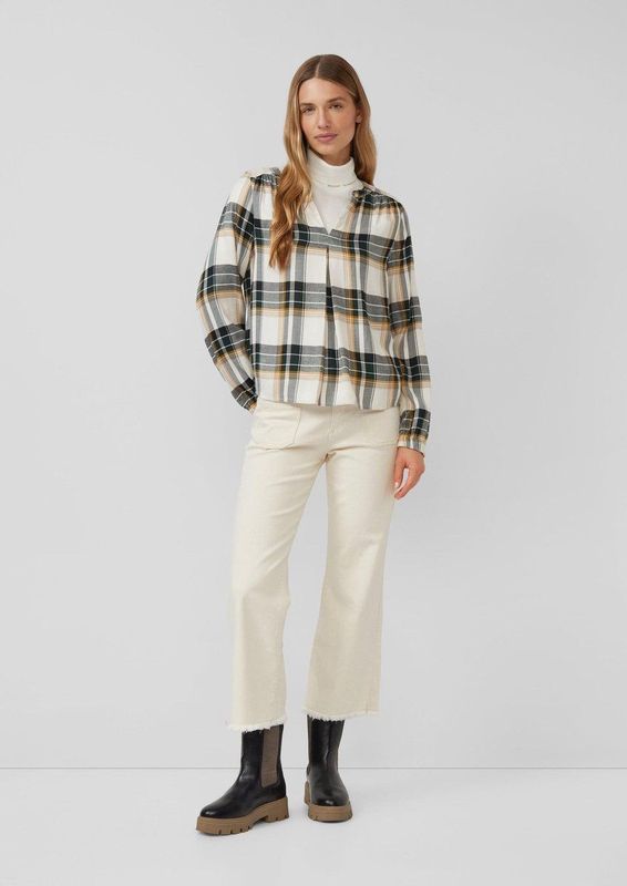 s.Oliver - Slim Fit Jeans - Light Beige - Met Zakken