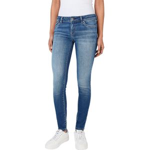 PEPE JEANS Pixie Jeans Met Lage Taille - Dames - Denim - W29 X L32