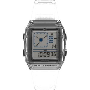 Timex Lca TW2W45200 Horloge - Kunststof - Transparant - Ø 35 mm