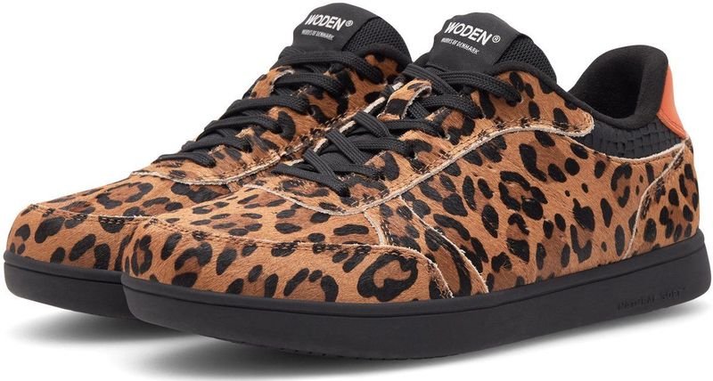 Bjork - Leo - Sneakers - Luipaardprint - LWG-gecertificeerd Rundleer