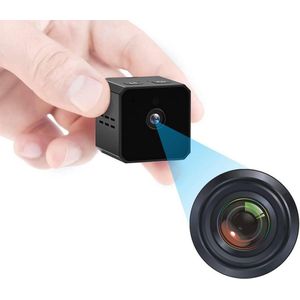 Mini camera 1080p draagbaar met nachtzicht en bewegingsdetectie - HD verborgen bewakingscamera voor huis en buiten Spy Camera