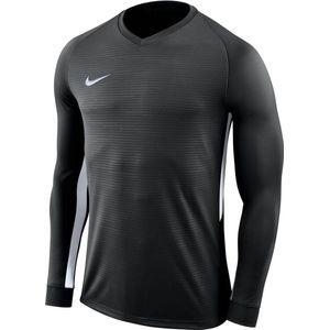 Nike Tiempo Premier LS Jersey Sportshirt - Maat S - Mannen - zwart/wit