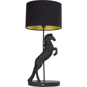 Happy House - Lamp - Steigerend Paard - Kleur: zwart - Afmeting: 30,5 x 30,5 x 68,5cm