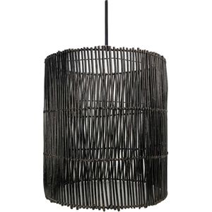 HSM Collection Hanglamp - Ã¸50 cm - rotan - black wash