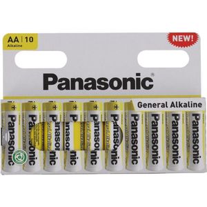 Panasonic batterijen AA 10 stuks - Penlite Batterij AA