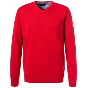 bugatti - Trui - Rood - V-hals - Lange Mouw