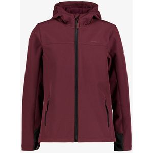 Mountain Peak kinder softshell jas bordeauxrood - Maat 116