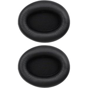 Allecto plus - Vervangende oorkussens geluidsisolatie compatibel met draadloze hoofdtelefoon (zwart)