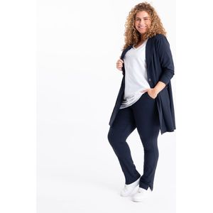Je m'appelle Travelstof At Work Broek Regular fit Met stretch - Blauw - Maat 52