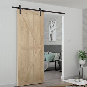 Schuifdeursystemen Schuifdeursysteem Schuifdeur Houten Deur Montage Set Loper Rail Schuifdeur Montage Systeem 152CM Strepen