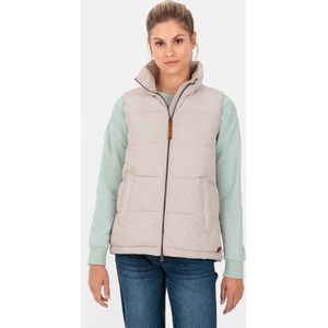 camel active Gewatteerd vest van gerecycled polyester - Maat womenswear-36 - Creme