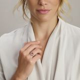 Ring - Amethist - 14K Geelgouden Ring - 12 mm Breedte - Gepolijst