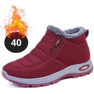 Nivard Snowboots - Sneeuwschoenen - Sneeuwboots - Dames - Wintersport - Ski - Skischoenen - Rood - 36 - Zacht