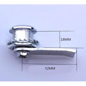 Elektrisch kastdeurslot 2 stuks zinklegering nokkenslot - gasmeter doos - multifunctionele meterbox vergrendelingskit - Wheelie Bin Lift - Driehoek Socket Key .