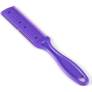Professionele Trimmer Razor Braiding Kam voor Haar Scheiden - Knippen - Inknippen - Ontklitten - Paars