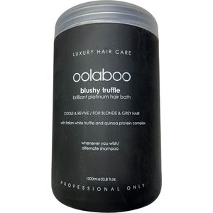 Blushy Truffle shampoo 1000 ml voor Blond en Grijs haar met pomp
