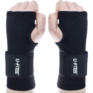 U Fit One - Polsbrace - Polsbandage - Compressie Handschoen - Maat L