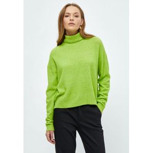 Minus Lilliane Roll Neck Knit Pullover Macaw Green