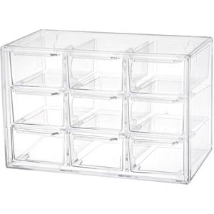 Transparante bureau-organizer - veelzijdig en compact - acryl