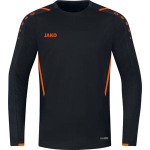 Jako - Sweater Challenge - Zwart met Oranje Trui Heren-M