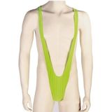 Groene mankini voor heren - Mannen badpak one size - Vrijgezellenfeest