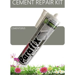 Parafix Cement reparatiekit voor voegen cementgrijs