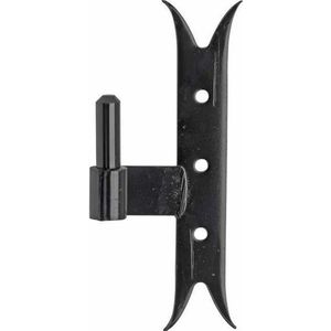 Artitec - Plaatduim DIN Rechts - Zwart - IJzer