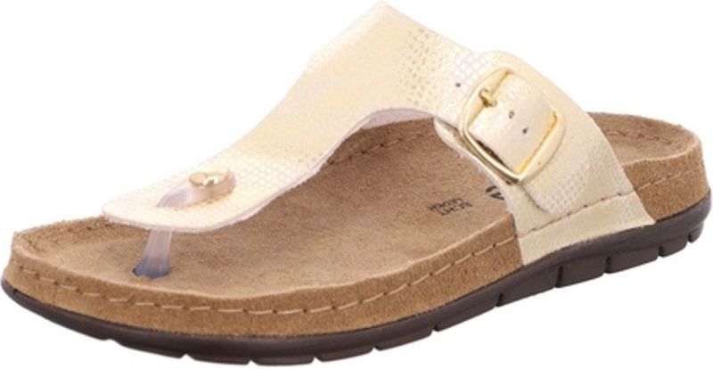 Rohde - Rodigo 5867 - Slipper - Goud - Leer - Rubber Zool