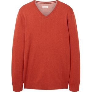 TOM TAILOR basic v-neck sweater Heren Trui - Maat L