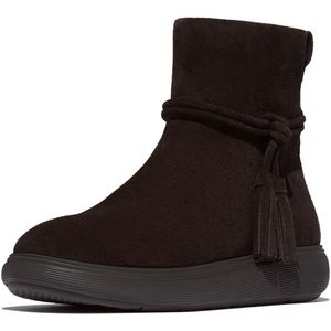 FitFlop - IQ-Comff Tassel Suede Short Boots - Camel - Kuitlaarzen