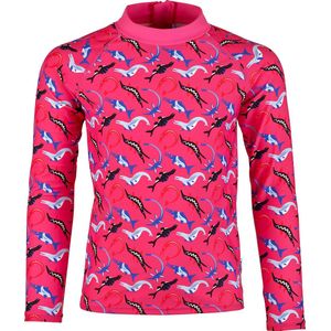 BECO ocean dinos - rashguard suit voor kinderen - roze - maat 116-122